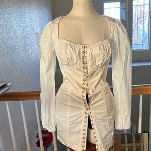 Fashion Nova White Mini Dress